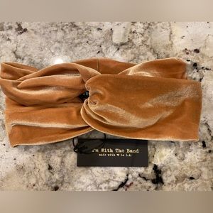 Gorgeous Golden Honey Velvet Twist Head Band | NWT | Handmade in US
